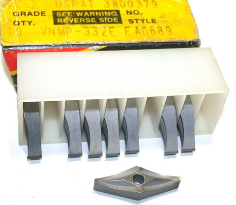 Lot of 8 New Valenite Indexable Turning Carbide Inserts VNMG-332-GF SV315