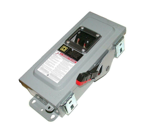 Square D  HU361AEIVW   3-Phase Disconnect Safety Switch 30 Amp 600 VAC