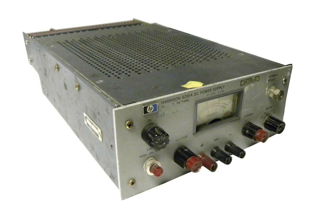 6281a HP HARRISON DC POWER SUPPLY 0-9 V @ 0-6 A MODEL 6281A