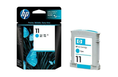 New HP 11 Cyan Ink Cartridge for DesignJet OfficeJet InkJet - EXPIRED SEP 2013