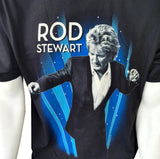 Hanes Men's Rod Stewart The Heart and soul Tour 2011 Black Shirt Size Large
