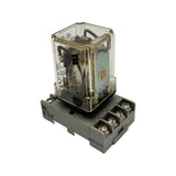 A-A Electric AAE-A201-0 Relay 10A 230VAC/28VDC Coil 120VAC w/ Idec SR2P-06 Base