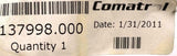 Comatrol 137998.000 Relief Cartridge Valve