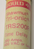 GOULD SHAWMUT  TRS200R  TRI-ONIC TIME DELAY FUSE 600 VAC 200 AMP