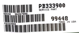 White PB333900 Seal Kit (10 Available)