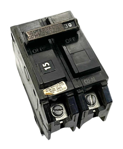 Lot of (2) General Electric THQL2130 2 Pole Circuit Breaker 30A 240VAC 1 PH