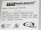 VERY NICE SL WABER UPS UNIT MODEL POWERHOUSE 650 NET