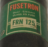 BUSSMAN FUSETRON  FRN 125 DUAL ELEMENT FUSE 250 VAC 125 AMP