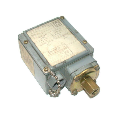 SQUARE D   9012GAW-4   PRESSURE SWITCH 1/4 NPT