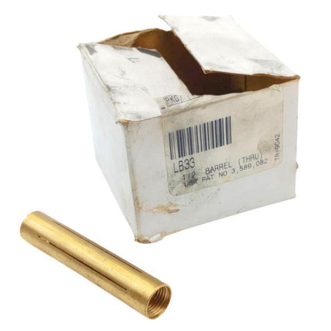 DME LB33 Brass FlexoLap (Thru) Lapping Barrel 1/2" Barrel