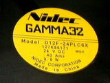 NIDEC GAMMA32  D12F-24PLC6X  DC FAN BLOWER MOTOR ASSEMBLY 24 VDC 9.6 WATT
