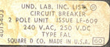 Square D FAL22060 2-Pole Circuit Breaker 60A 240VAC 1 PH Feed-Thru