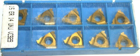 Lot of 9 New Valenite Indexable Threading Carbide Inserts 16 ER 14 UNJ VC929