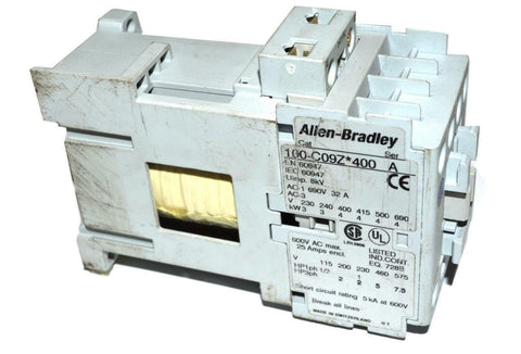 ALLEN BRADLEY 100-C09Z*400 CONTACTOR 32 AMP 4 POLE