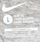 Nike Women's Alabama Crimson Tide NCAA Gray Slim Fit Shirt Size Large