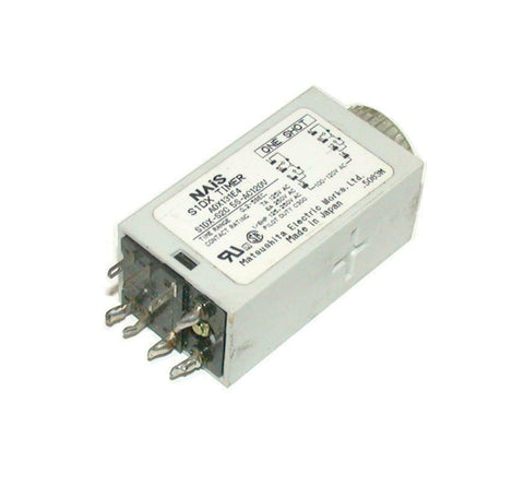 NAIS  S1DX-S2C  TIME DELAY RELAY 0-5 SECONDS 120 VAC