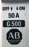 Allen-Bradley 1492-CB1G500 1 Pole Circuit Breaker 50A 277VAC 10HP