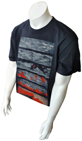 Alstyle Men's Pink Floyd Roger Waters The Wall Live Goodbye Blue Sky Shirt Large
