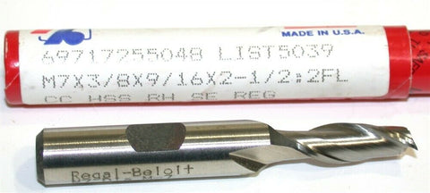 Up to 8 New Regal 7mm 2 Flute HSS End Mill 55048