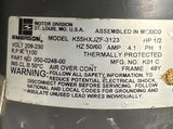 Emerson K55HXJZF-3123 Electric Motor 1/2 HP 1100 RPM 208-230V Single Phase