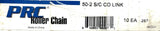 Box of (10) PRC 50-2 S/C Conn. Link Roller Chain 2 Strand Slip Fit 5/8" Pitch