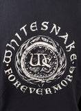 Men's Whitesnake Forevermore Graphic Black Short Sleeve Shirt Size Large