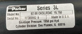 Parker Hydraulic Cylinder 2" Bore 15.75" Stroke 1950 PSI 02.00 CH3LLR34C 15.750