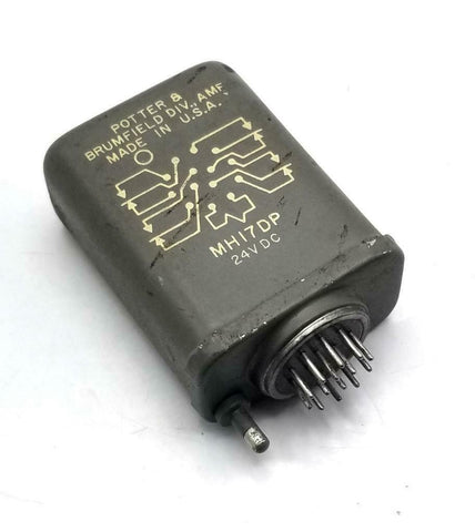 Potter & Brumfield MH17DP Armature Relay 24 VDC 14 Pin
