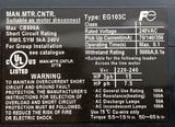 Fuji Electric EG103C Circuit Breaker 240 VAC 70/140/350 mA