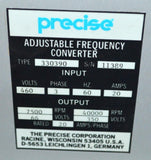 Precise 330390 Adjustable Frequency Converter 65/350 V 7500/40000 RPM 3-Phase