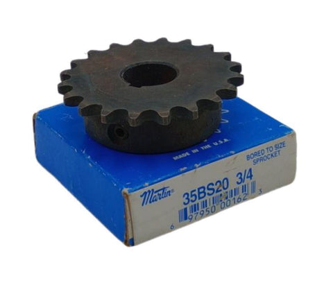 Martin 35BS20 3/4" Sprocket 20 Tooth Bored To Size