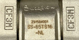 Swagelok SS-65TS16 STainless Ball Valve w/ QTM8-316 Coupler 2200 PSI