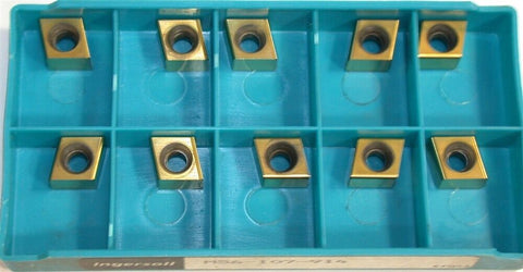 Lot of 10 New Ingersoll Carbide Inserts CNE214-02 563A