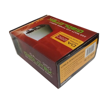 DiabloTek PSDA-250 ATX Modular Power Supply 250W