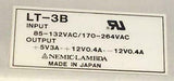 Nemic Lambda  LT-3B  DC Power Supply  5/12 VDC 3.0/0.4 Amp