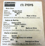 New Dayton 2YDY5 Carbon Roller Chain 10 Foot 35-2