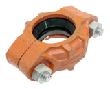 Victaulic Style 77 2" Orange Enamel Standard Flexible Coupling With Gasket