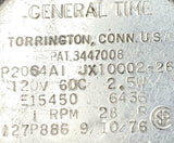 General Time P2064A1 Synchronous Motor 120 Volts 2.5 Watts
