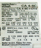 SPRECHER+SCHUH MOTOR STARTER RELAY MODEL CA4-5C
