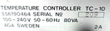 AGA TC-10 Temperature Controller Vintage