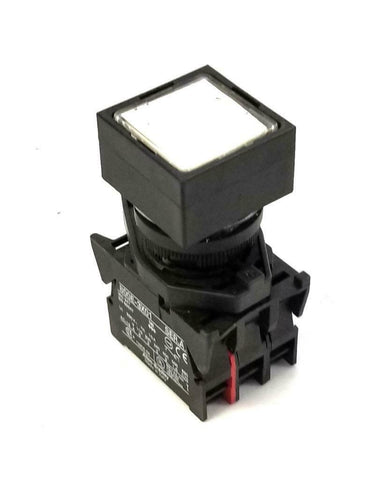 Allen Bradley 800E-3X01 White Momentary Push Button