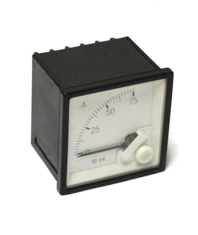 0-75 AMPS 50 MV AMPS METER