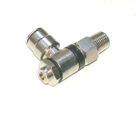NEW GENERIC FLOW CONTROL  VALVE 1/4 NPT 3/8" HOSE