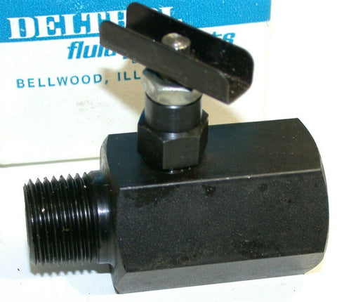 Deltrol Pneu-trol 1/2" Steel Male to Female Needle Valves NMF30S New