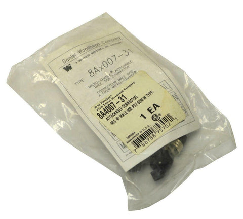NEW DANIEL WOODHEAD 8A4007-31 ATTACHABLE MALE CONNECTOR