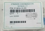 Okeefe Controls IC-MC4-10-SS Compression Fitting 1/4" OD Tubing