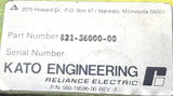 Kato Engineering 821-36000-00 Voltage Regulator 5A 120-139VAC 60HZ 600VA