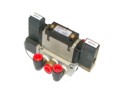 SMC  NVFS3200-5FZ   SOLENOID VALVE W/MAVIFOLD 21-26 VDC