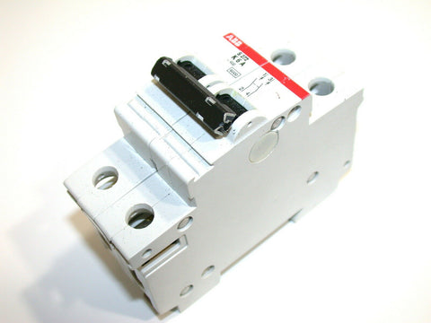 ABB 6 AMP CIRCUIT BREAKER DIN MT 2 POLE S272 K 6A