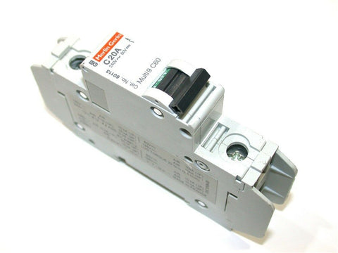 MERLIN GERIN MULTI 9 C60 20 AMP TYPE C 240V 1 POLE CIRCUIT BREAKER 60113